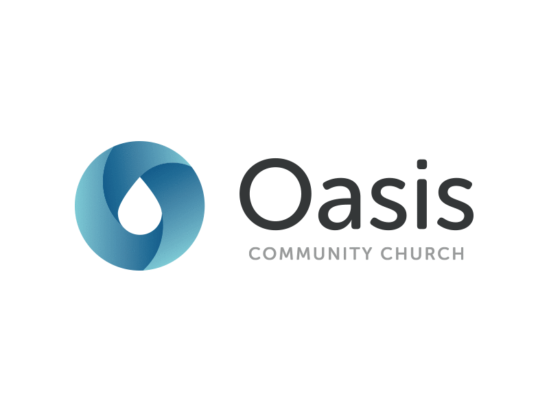 Oasis Church Logo branding icon identity logo logo design mark symbol water