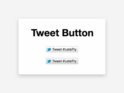 The NEW Twitter Button
