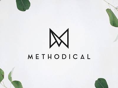 Methodical Brand Mark brand brand book brand guide branding geometric logo minimal modern style guide swatches triangles