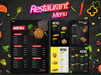 Restaurant Menu Design burger menu fastfood menu food menu menu menu card menu card design menu design restaurant menu restaurant menu design