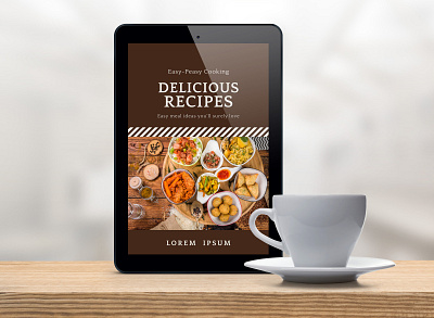 Recipes e-book cover book cover ebook cover recipes book