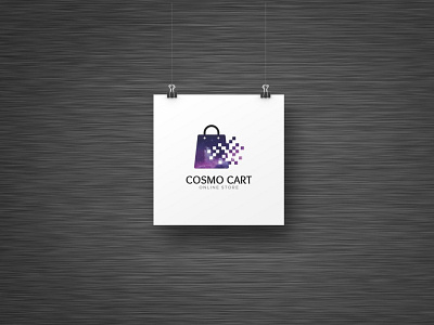 Online Shop logo Design abstract art branding design illustration logo