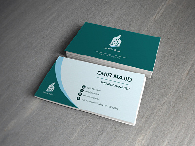 Minimalist Business Card business stationery design minimal geometric business card stationery design