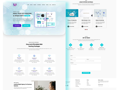 Website Builder Agency UI Design