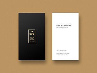 Tulip House Hotel - Business Cards by Juraj Jurik on Dribbble