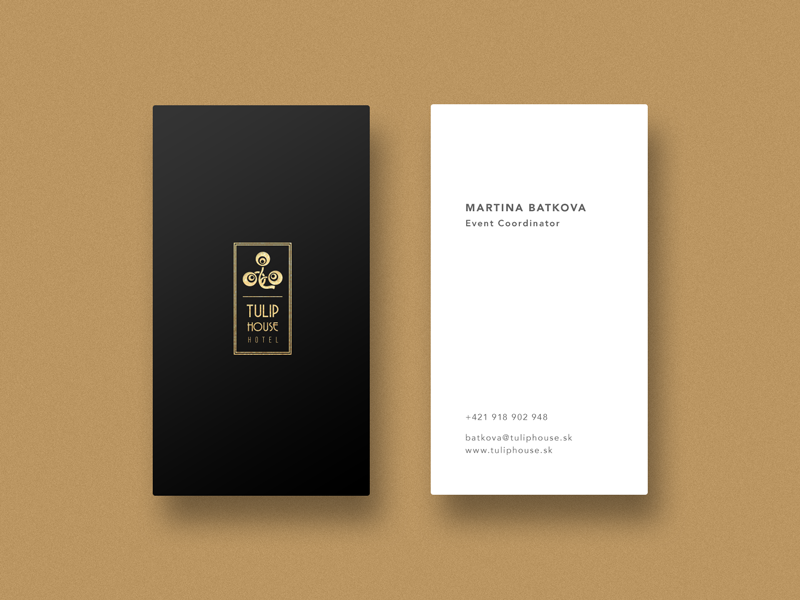 Tulip House Hotel - Business Cards by Juraj Jurik on Dribbble