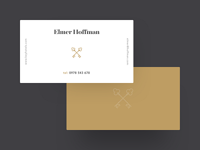 Business Cards business cards card gold grey print simple