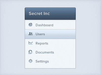 Secret app clean dashboard icons pixel ui user web