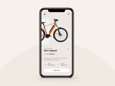 Cycle Store UI Animation animation app buy now cycle features icons invisionstudio ios iphone slider sliding ui ux