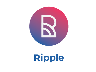 Ripple Letter Logo