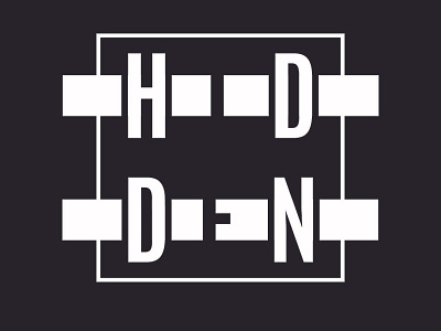 Hidden Dj Logo Dark black white dark design logo logodesign type