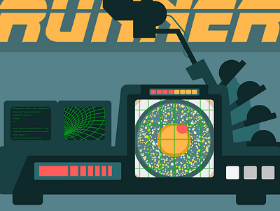 Voight-Kampff Test | Blade Runner blade runner cyberpunk cyberspace design figma illustration infographic metaverse mit movie neuromancer replicant retro scifi