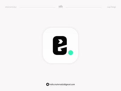 Letter e + Code + Dot logo Concept app icon app logo brand identity brand logo branding code graphic design icon identity it company identity it company logo it consulting company itsmahmodul letter e logo logo concept logo desgin logo idea logomark sellable logo