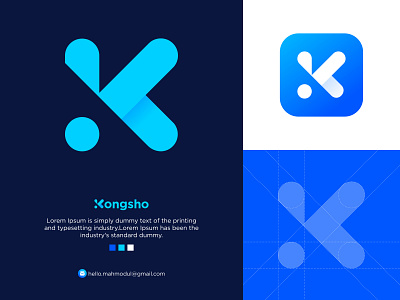 K letter logo concept (unused)