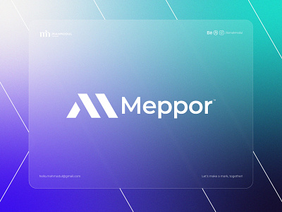 Meppor - Letter M logo Concept.