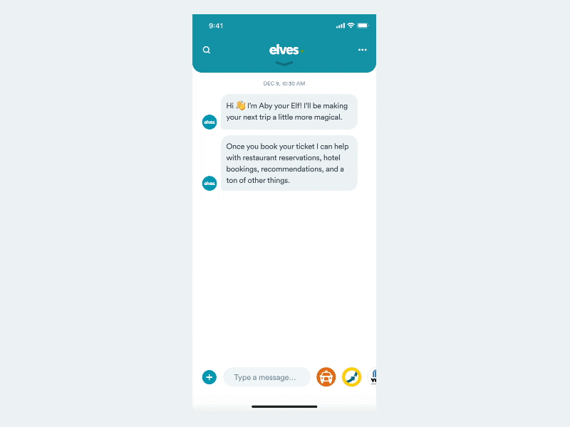 Chat based services concept