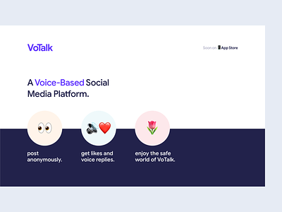 VoTalk - Intial Landing Page