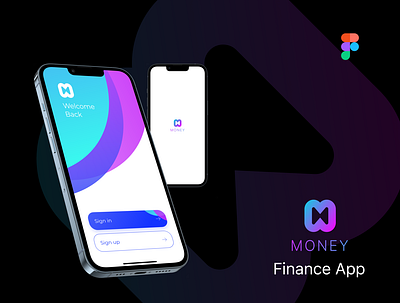 UI/UX App Design - "MONEY - Finance App" app design figma ui uiux ux