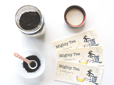 Mighty Tea - Flexography Project label design