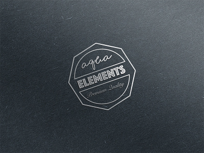 Aqua Elements VI identity branding