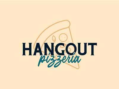 Hangout Pizzeria branding graphic design logo