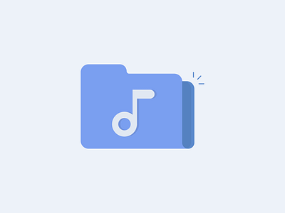 Nothing in Library affinity designer app empty icon illustration library logo music nothing song ui ux vector