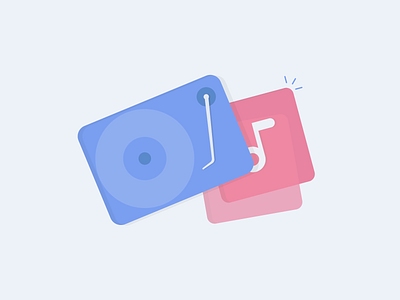 No Search Results affinity designer app cd empty icon illustration logo music search song ui ux vector