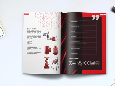 Company Brochure bifold brochure branding brochure design graphic design illustration newsletter print design