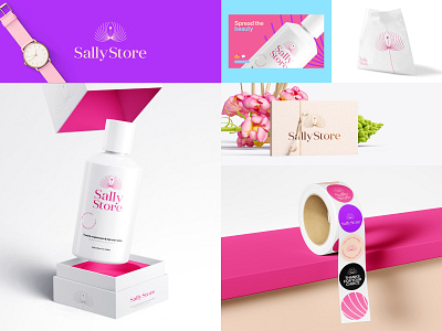 Sally Store 3d animation brand brand and identity branding design graphic design identity identity branding illustration korea logo motion graphics taiwan ui vector
