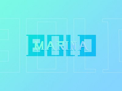 MARINA BOLD bold bold font font marina