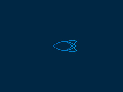 Fish brand design fish icon logo
