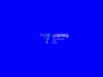 yapoey brand brand and identity branding conncet design dots graphic icon identity identity branding identity design korea logo yapoey youth