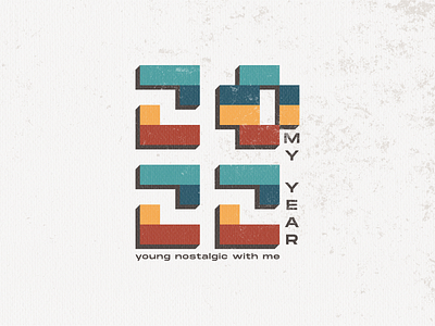 2022 My Year 2022 branding classic design digital graphic design illustration logo logo design nostalgic pixel