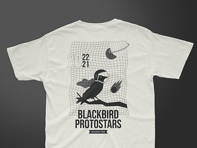 Blackbird Protostars T-shirt design / Illustration design illustration t shirt tshirt