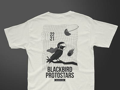 Blackbird Protostars T-shirt design / Illustration