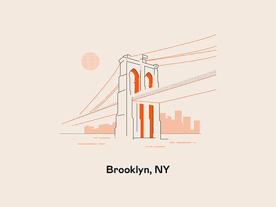 No sleep till Brooklyn! adobe color design draw flat illustration illustrator line ui vector