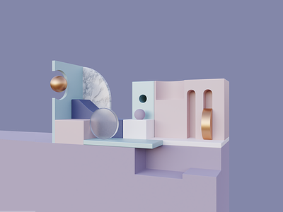 Render #11 - Shapes 3d 3d art 3d artist blender blender3d geometric geometry minimalist