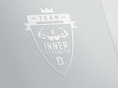 Inner Strength Crest brand branding business graphic design identity image logo marketing printing