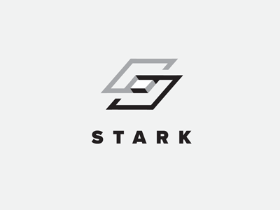 Stark Rebrand brand identity construction corporation geometric logo rebrand