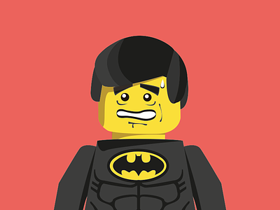 Personality avatar batman illustration lego portrait toy