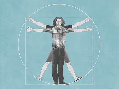 Da Vinci's The Vitruvian Man - modernize