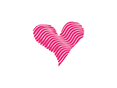 Heart Logo couple design graphic design heart logo love pink romantic vector wedding