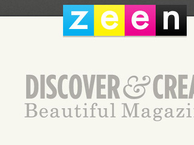 AVOS - Zeen Creative cmyk concept creative holding page magazine microsite neutral signup submit username zine
