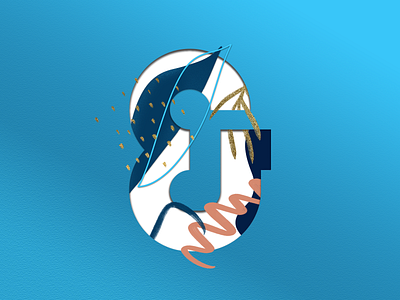 36 Days of Type - Ampersand 36 days of type 36daysoftype 37 alphabet ampersand and character custom type design foliage font design letter lettering logo type type design typeform typography