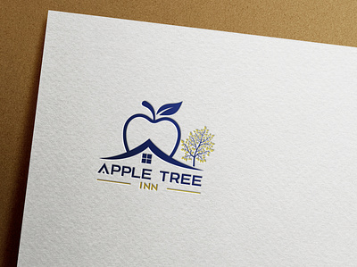 Apple Tree Inn Modern Logo Design | Logo designer branding business logo business logo design company logo flat logo logo logo design logo maker logos luxury logo minimal minimalist minimalist logo design modern modern logo modern logo design modern minimal modern minimalist modern minimalist logo real estate