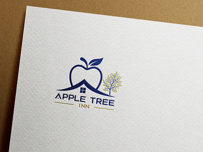 Apple Tree Inn Modern Logo Design | Logo designer