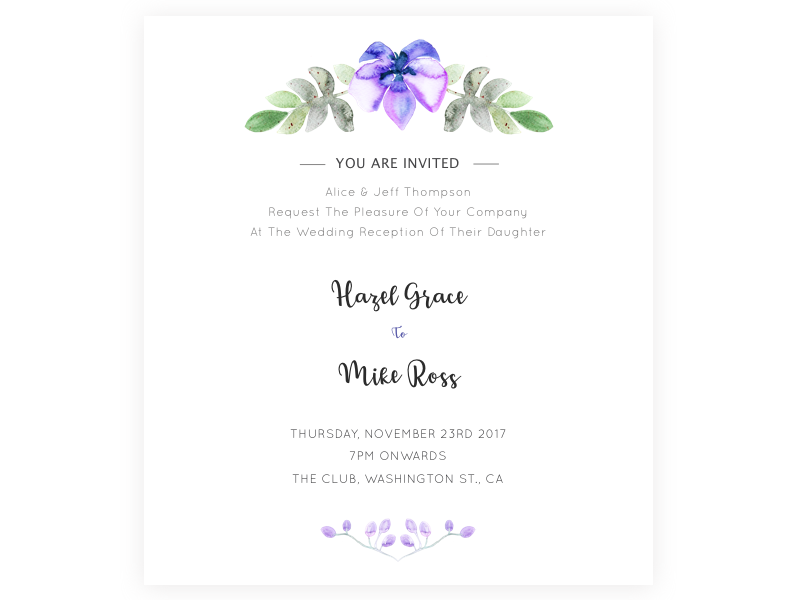 Wedding invites floral invitation vows wedding minimalist wedding templates card templates templates card design wedding cards