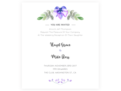 Wedding invites