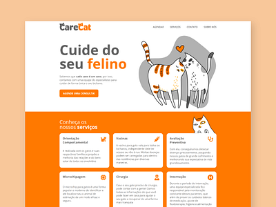 CareCat design ui web web design
