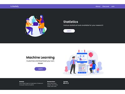 Statisfy ui ux web website